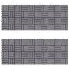 vidaXL Decking Tiles 20 pcs Gray Wash 11.8"x11.8" Solid Acacia Wood