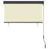 vidaXL Outdoor Roller Blind 47.2"x98.4" Cream