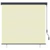 vidaXL Outdoor Roller Blind 63"x98.4" Cream