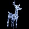 vidaXL Reindeers & Sleigh Christmas Decoration 240 LEDs Acrylic