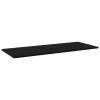 vidaXL Bookshelf Boards 4 pcs Black 39.4"x15.7"x0.6" Engineered Wood