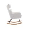 COOLMORE Fish Tail Living Room Comfortable Rocking Chair Living Room Chair