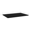 vidaXL Bookshelf Boards 4 pcs Black 23.6"x15.7"x0.6" Engineered Wood