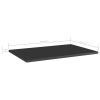 vidaXL Bookshelf Boards 8 pcs High Gloss Black 23.6"x15.7"x0.6" Engineered Wood