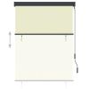 vidaXL Outdoor Roller Blind 47.2"x98.4" Cream