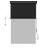 vidaXL Outdoor Roller Blind 39.4"x98.4" Anthracite