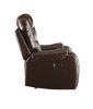 Braylon Recliner (Motion); Brown PU