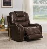 Braylon Recliner (Motion); Brown PU