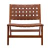 COOLMORE Solid Wood Frame Chair With White Wool Carpet. Modern Accent Chair Lounge Chair for Living Room