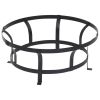 vidaXL Outdoor Fire Pit with Grill Stainless Steel 29.9"