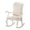 Sharan Rocking Chair in Fabric & Antique White