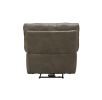 Harumi Recliner (Power Motion); Gray Leather-Aire YJ