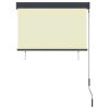 vidaXL Outdoor Roller Blind 39.4"x98.4" Cream