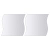 vidaXL 16 Piece Mirror Tiles Multi-Shape Glass