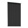 vidaXL Garden Log Storage Shed Galvanized Steel 64.2"x32.7"x60.6" Anthracite