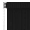 vidaXL Outdoor Roller Blind 55.1"x90.6" Black