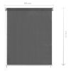 vidaXL Outdoor Roller Blind 23.6"x90.6" Anthracite