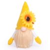 Spring Gnomes Easter Decorations;  Handmade Summer Sunflower Gnomes Faceless Plush Doll