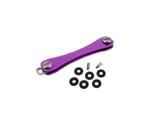 Slim Key Hide-Away Organizer - 2PK (Color: Purple)