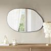 Asymmetrical Accent Wall Mounted Mirror Decorative Living Room Bedroom Entryway;  2 Sizes