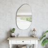 Asymmetrical Accent Wall Mounted Mirror Decorative Living Room Bedroom Entryway;  2 Sizes