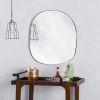 Asymmetrical Accent Wall Mounted Mirror Decorative Living Room Bedroom Entryway;  2 Sizes