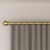 Lordear Curtain Rods for Windows 28 to 132 Inch Round Curtain Rod 1 Inch Stainless Steel Rods with Adjustable Brackets