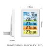 WIRELESS COLOR WEATHER STATION WITH 3 REMOTE SENSORS